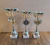 srebrni pehar sa rozetom