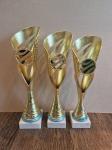 Trofeji zlatni sa plavim delom